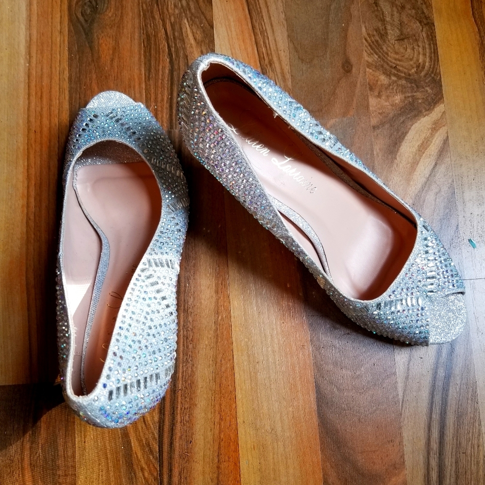 Silver Studded heels